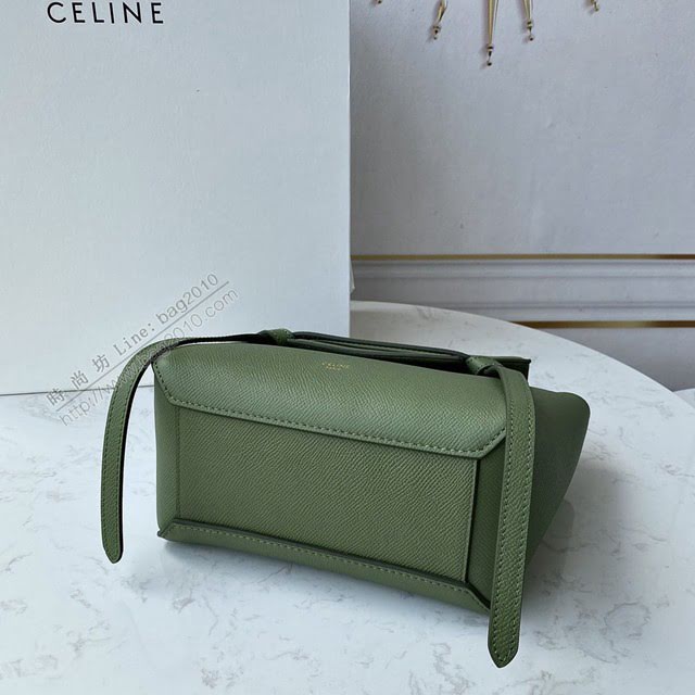 Celine女包 賽琳經典款中號女包 Celine belt bag 掌紋牛皮鯰魚包 189153  slyd2188